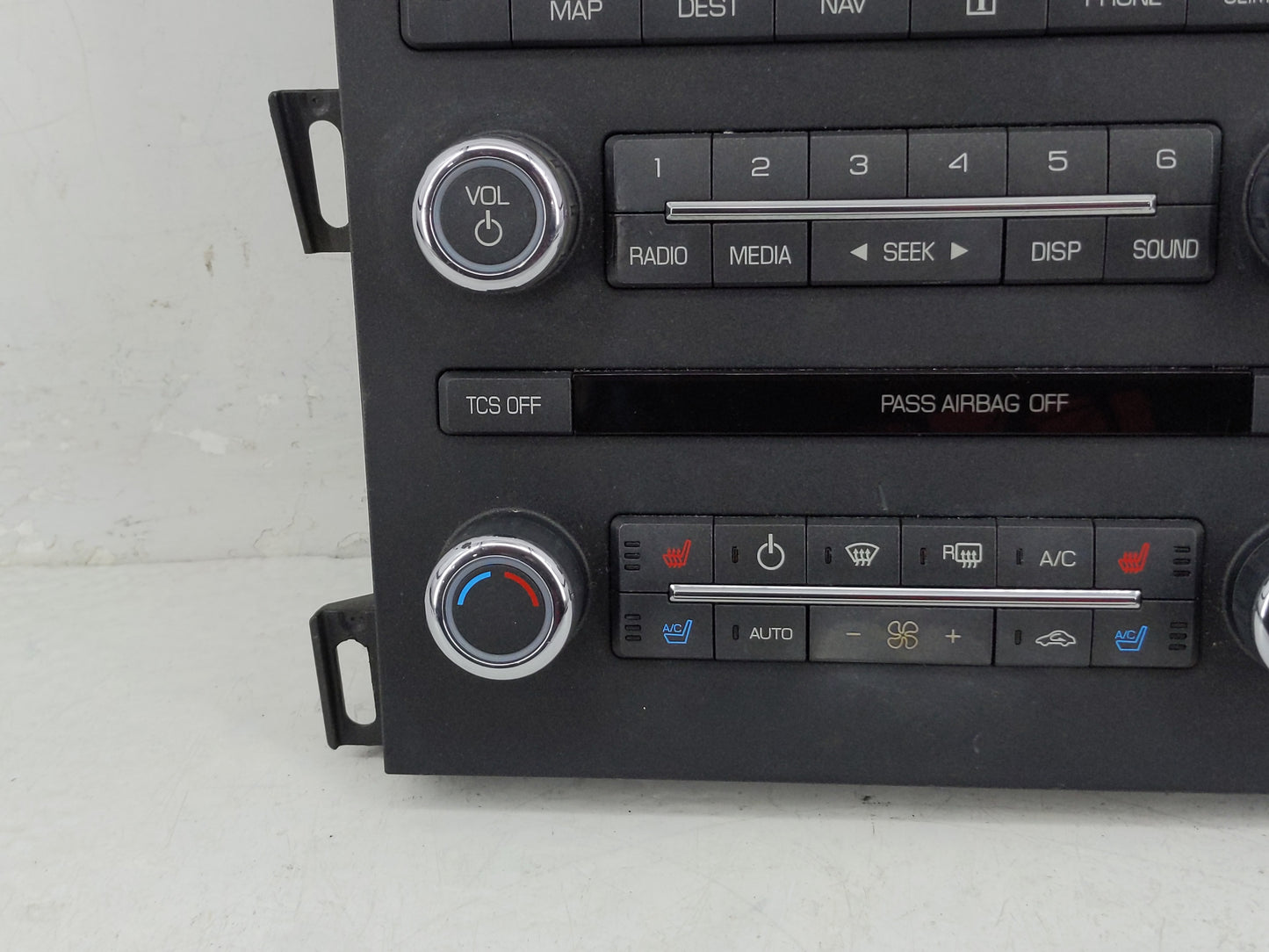 2011-2012 Lincoln Mkz Radio AM FM Cd Player Receiver Replacement P/N:BH6T-18A802-EA Fits Fits 2011 2012 OEM Used Auto Parts 