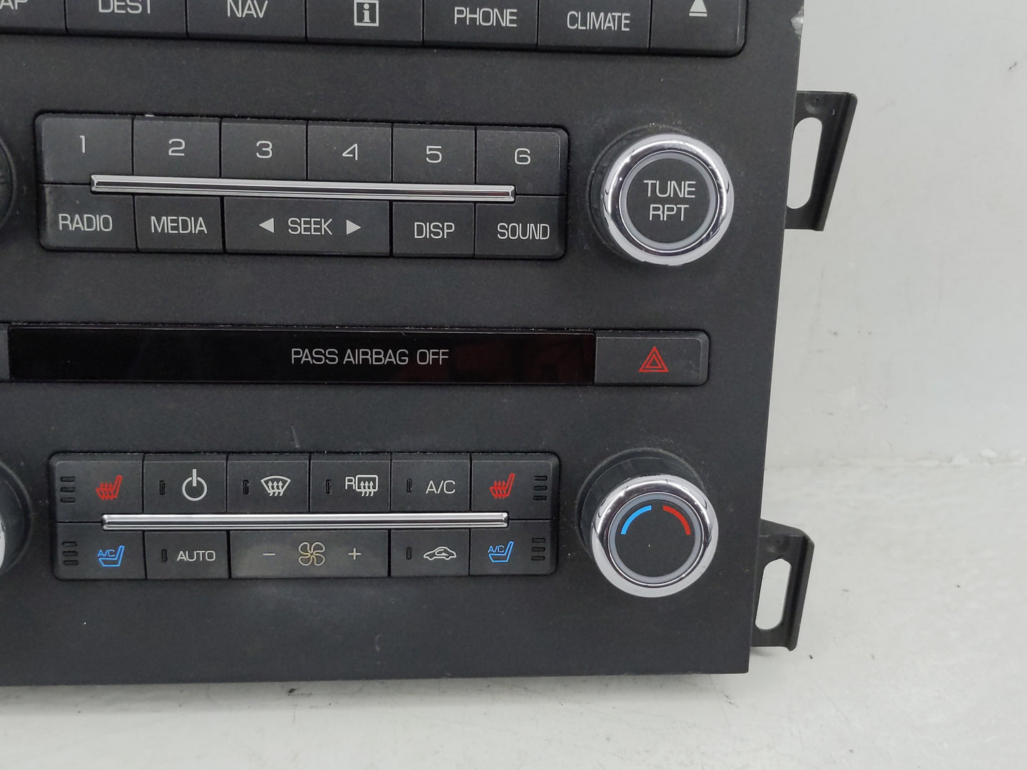 2011-2012 Lincoln Mkz Radio AM FM Cd Player Receiver Replacement P/N:BH6T-18A802-EA Fits Fits 2011 2012 OEM Used Auto Parts 