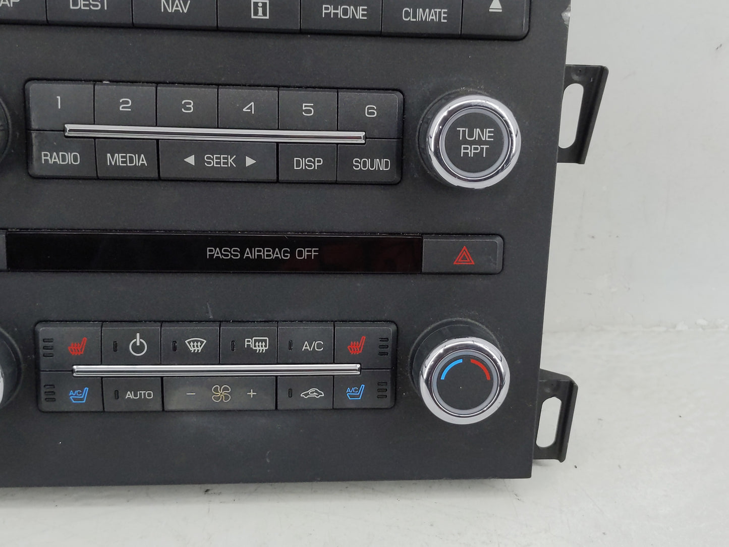 2011-2012 Lincoln Mkz Radio AM FM Cd Player Receiver Replacement P/N:BH6T-18A802-EA Fits Fits 2011 2012 OEM Used Auto Parts 