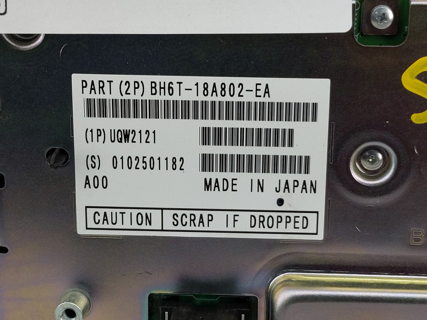 2011-2012 Lincoln Mkz Radio AM FM Cd Player Receiver Replacement P/N:BH6T-18A802-EA Fits Fits 2011 2012 OEM Used Auto Parts 