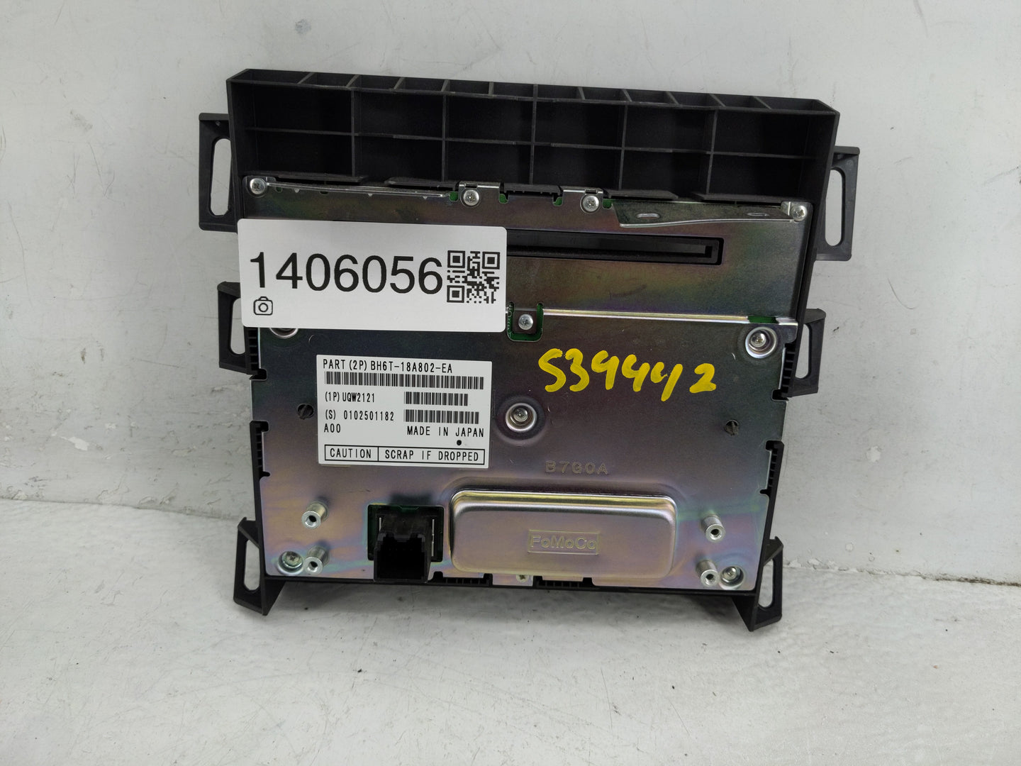 2011-2012 Lincoln Mkz Radio AM FM Cd Player Receiver Replacement P/N:BH6T-18A802-EA Fits Fits 2011 2012 OEM Used Auto Parts 