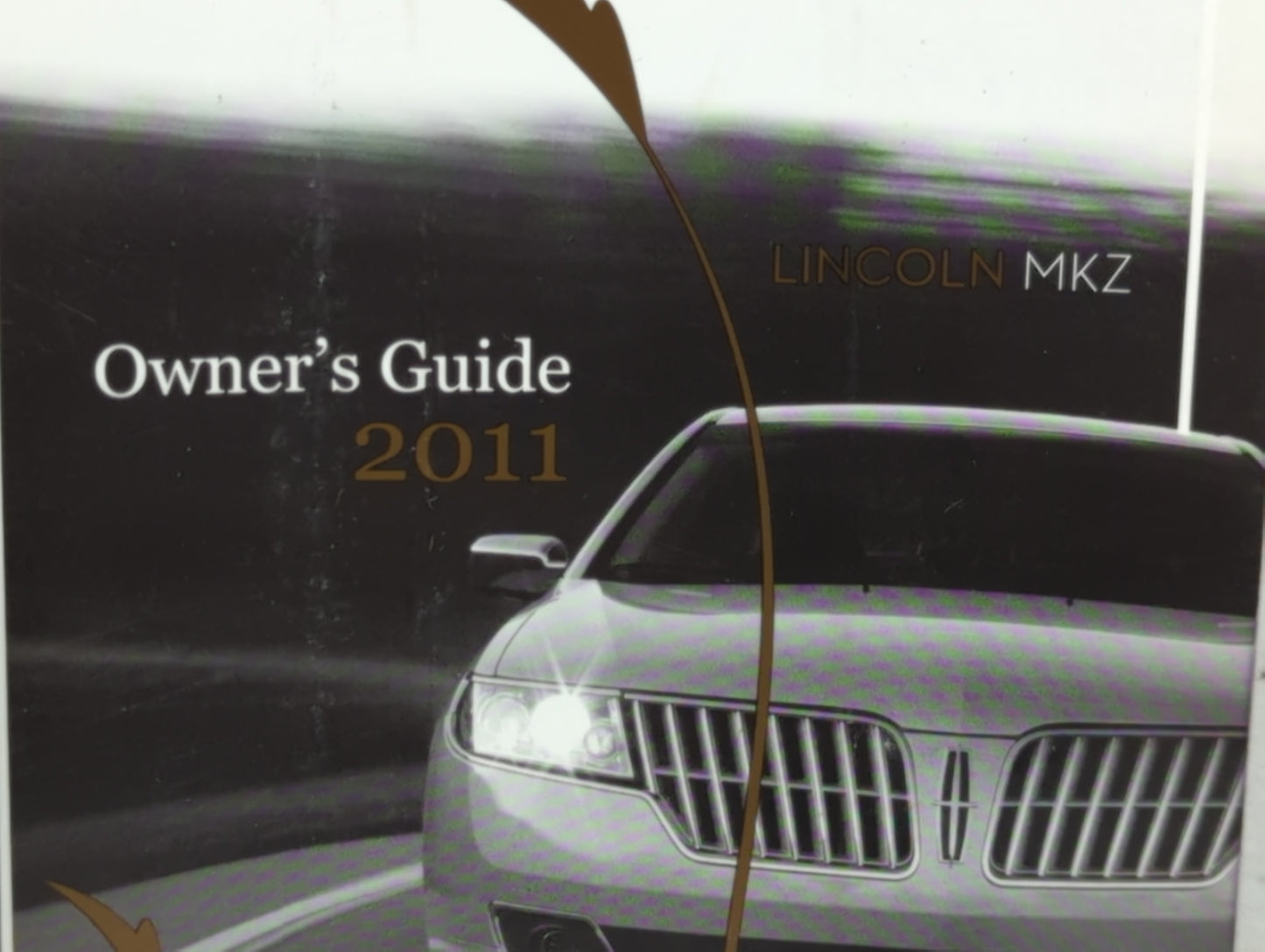 2011 Lincoln Mkz Owners Manual Book Guide P/N:BH6J 19A321 AA OEM Used Auto Parts - Oemusedautoparts1.com