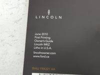 2011 Lincoln Mkz Owners Manual Book Guide P/N:BH6J 19A321 AA OEM Used Auto Parts - Oemusedautoparts1.com