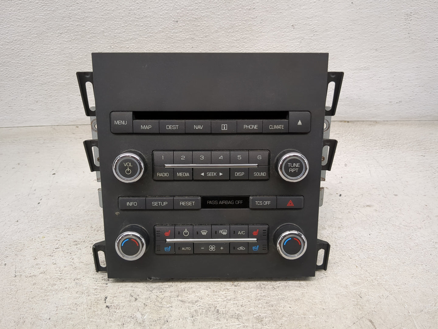 2011-2012 Lincoln Mkz Radio AM FM Cd Player Receiver Replacement P/N:BH6T18K931CB BH6T19C156BB Fits Fits 2011 2012 OEM Used 