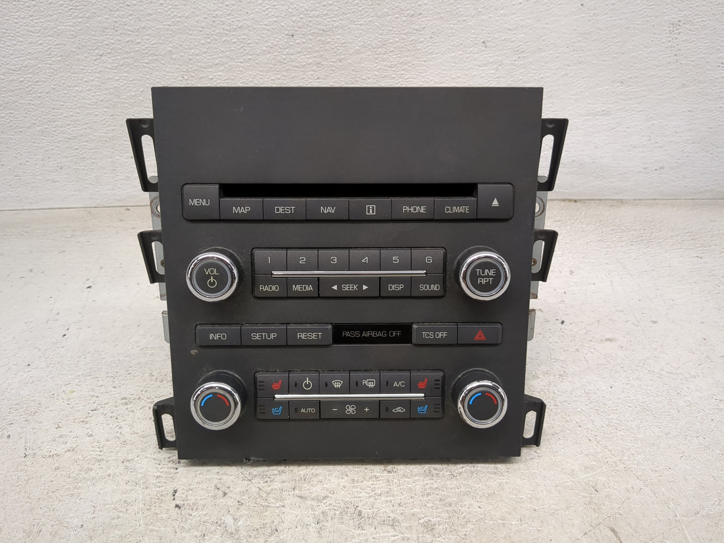 2011-2012 Lincoln Mkz Radio AM FM Cd Player Receiver Replacement P/N:BH6T18K931CB BH6T19C156BB Fits Fits 2011 2012 OEM Used 