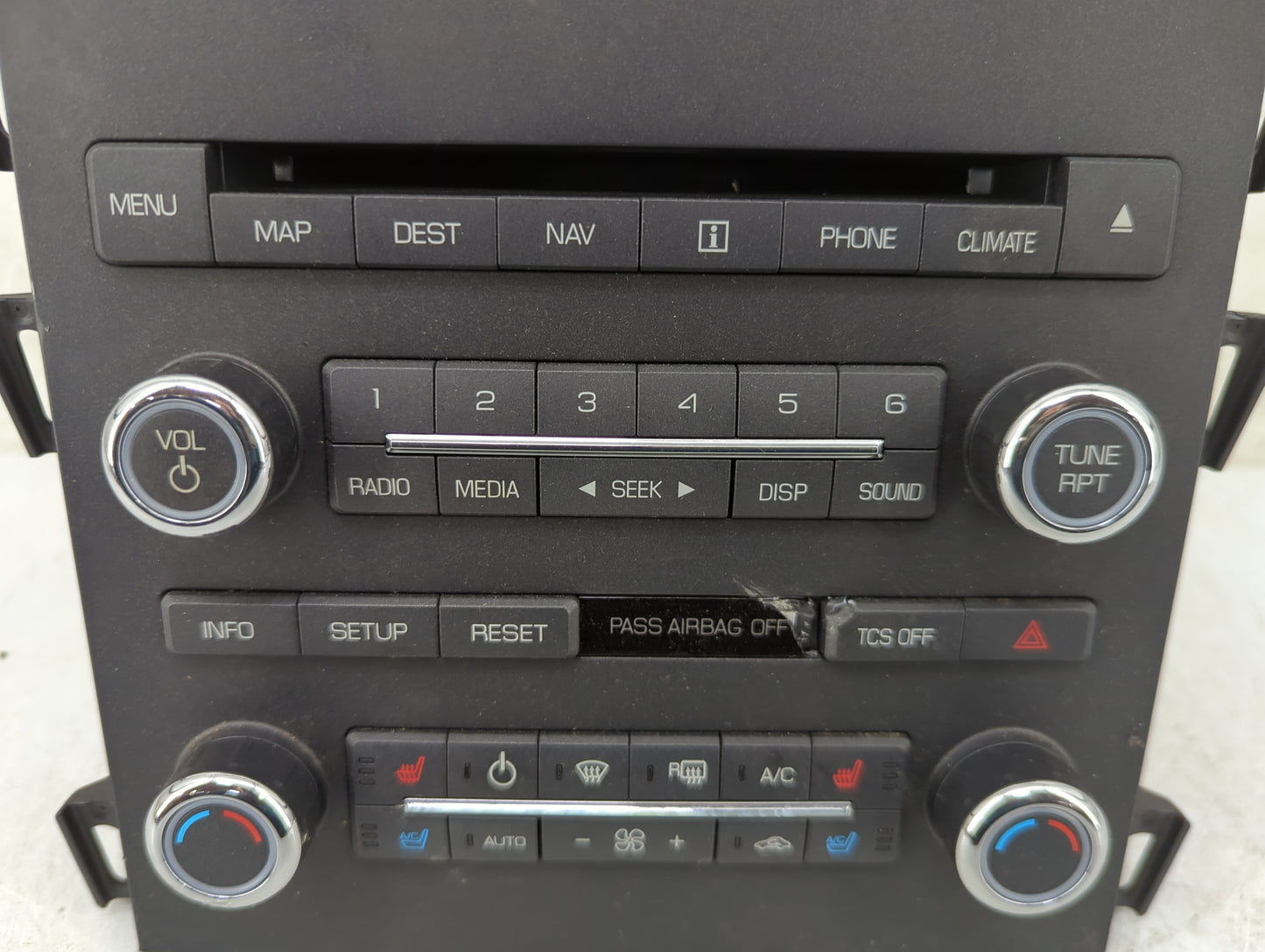 2011-2012 Lincoln Mkz Radio AM FM Cd Player Receiver Replacement P/N:BH6T18K931CB BH6T19C156BB, UQW1317 Fits Fits 2011 2012 