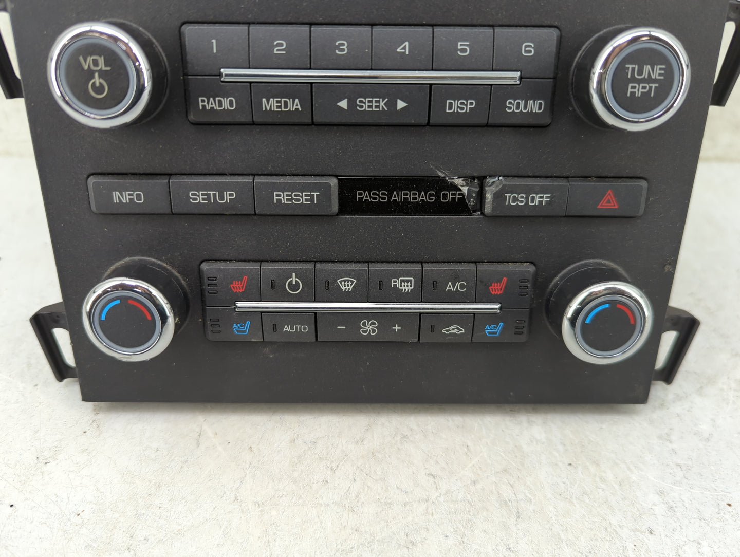 2011-2012 Lincoln Mkz Radio AM FM Cd Player Receiver Replacement P/N:BH6T18K931CB BH6T19C156BB, UQW1317 Fits Fits 2011 2012 