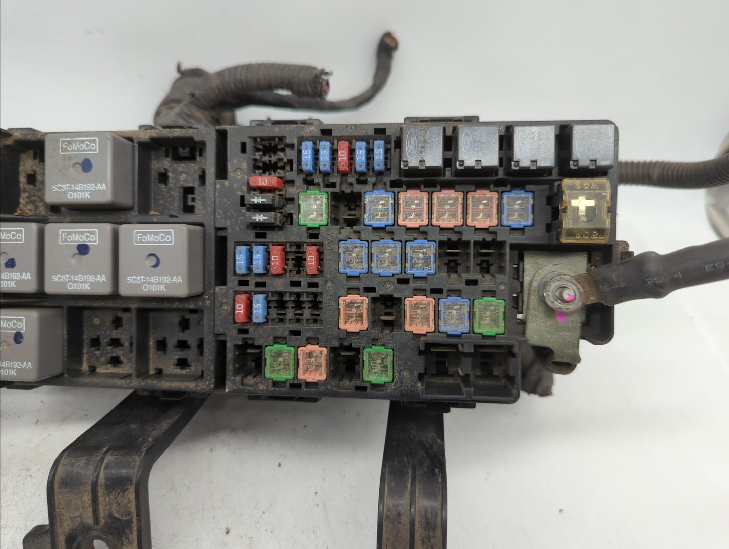 2011-2012 Lincoln Mkz Fusebox Fuse Box Panel Relay Module P/N:BH6T-14290-B Fits Fits 2010 2011 2012 OEM Used Auto Parts - Oe