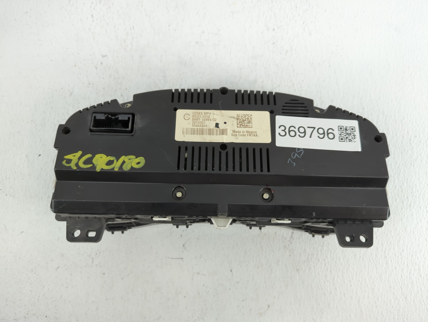 2011 Lincoln Mkz Instrument Cluster Speedometer Gauges P/N:BH6T-10849-CD Fits OEM Used Auto Parts - Oemusedautoparts1.com