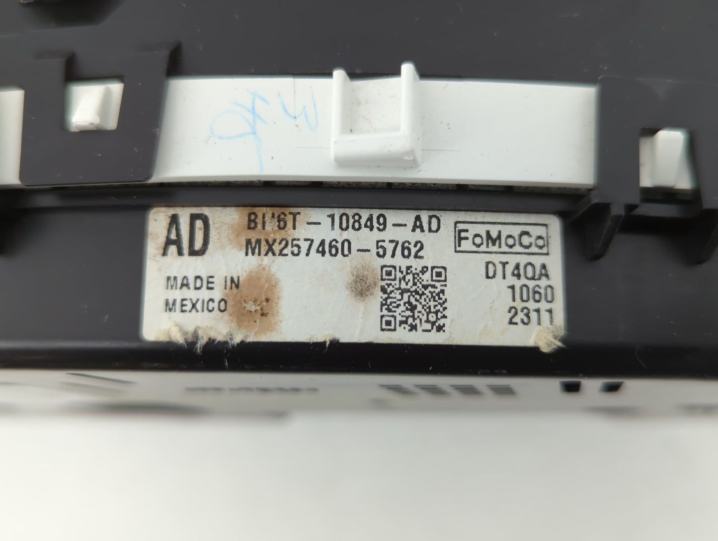 2011-2012 Lincoln Mkz Instrument Cluster Speedometer Gauges P/N:BH6T-10849-AD Fits Fits 2011 2012 OEM Used Auto Parts - Oemu