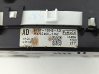 2011-2012 Lincoln Mkz Instrument Cluster Speedometer Gauges P/N:BH6T-10849-AD Fits Fits 2011 2012 OEM Used Auto Parts - Oemu