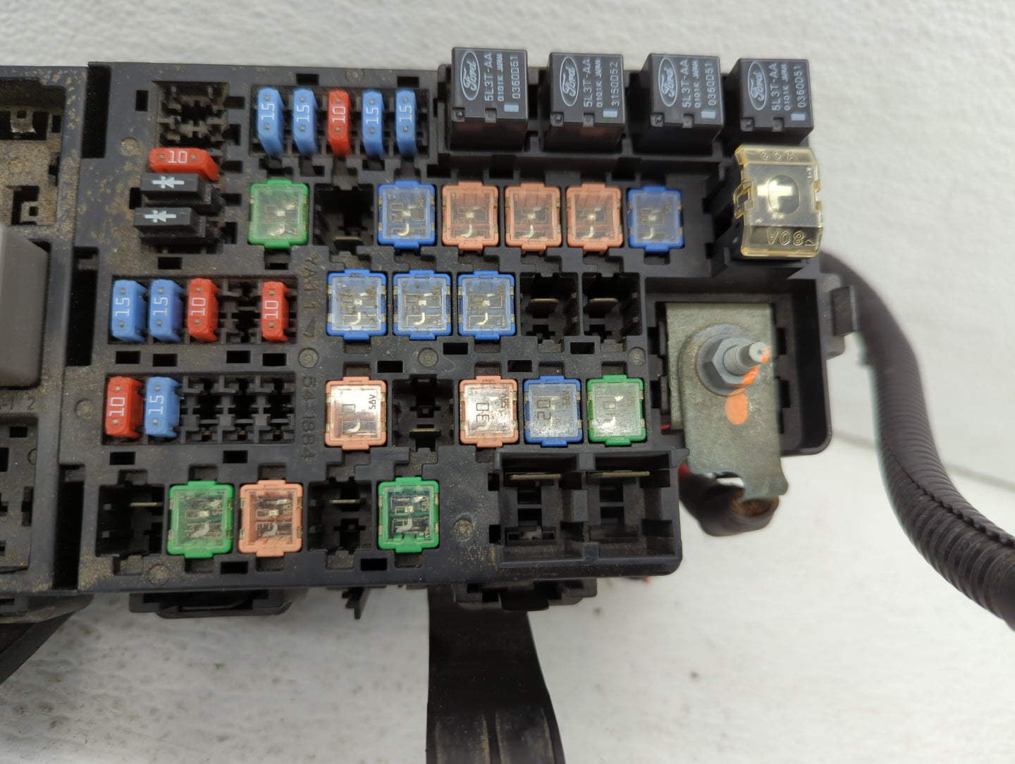 2011-2012 Lincoln Mkz Fusebox Fuse Box Panel Relay Module P/N:BH6T-14290-B Fits Fits 2010 2011 2012 OEM Used Auto Parts - Oe