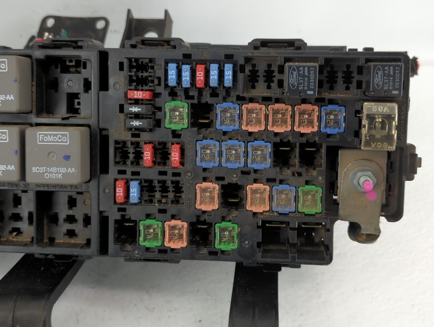 2011-2012 Lincoln Mkz Fusebox Fuse Box Panel Relay Module P/N:BH6T-14290-A Fits Fits 2010 2011 2012 OEM Used Auto Parts - Oe