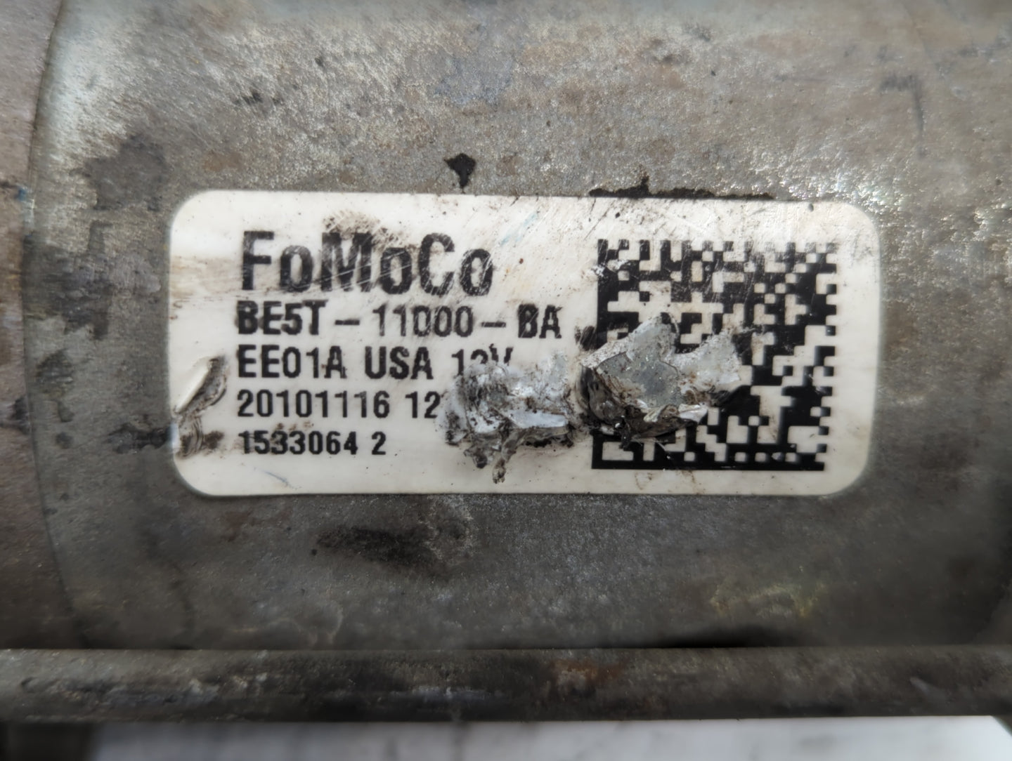 2011-2012 Lincoln Mkz Car Starter Motor Solenoid OEM P/N:BE5T-11000-BA Fits Fits 2011 2012 OEM Used Auto Parts - Oemusedauto