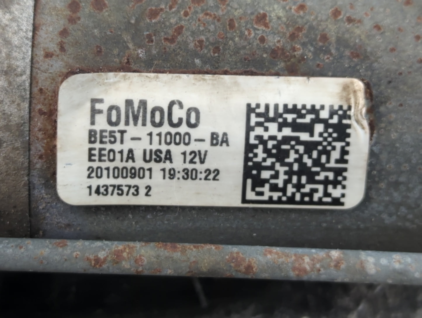 2011-2012 Lincoln Mkz Car Starter Motor Solenoid OEM P/N:BE5T-11000-BA Fits Fits 2011 2012 OEM Used Auto Parts - Oemusedauto