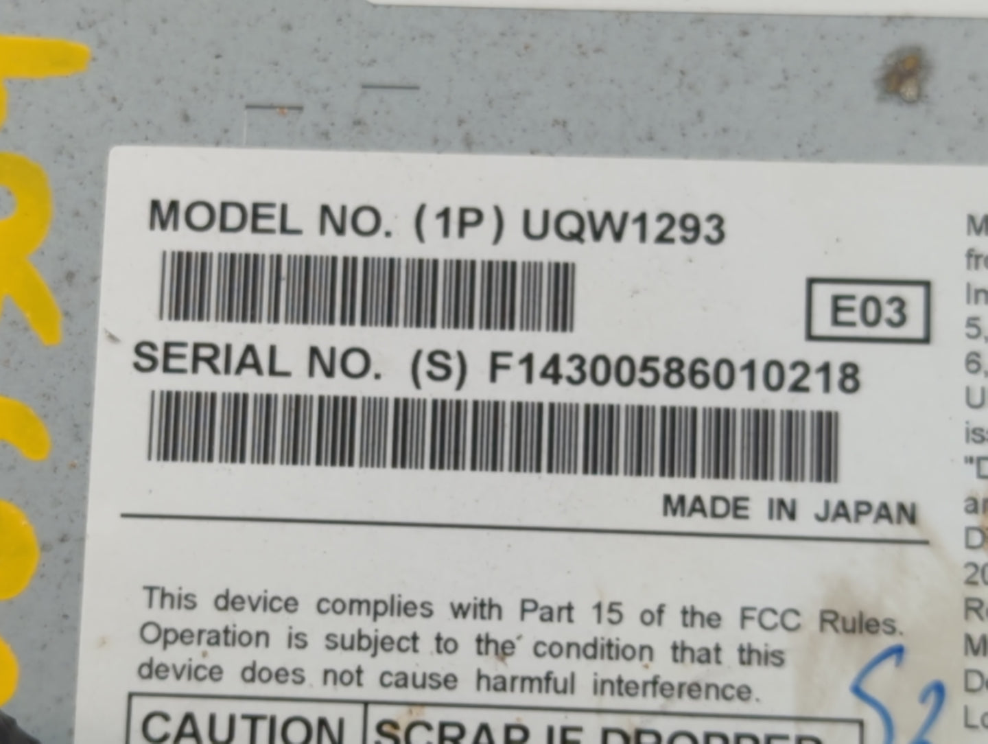 2011 Lincoln Navigator Radio AM FM Cd Player Receiver Replacement P/N:BL7T-18K931-BB Fits OEM Used Auto Parts - Oemusedautop