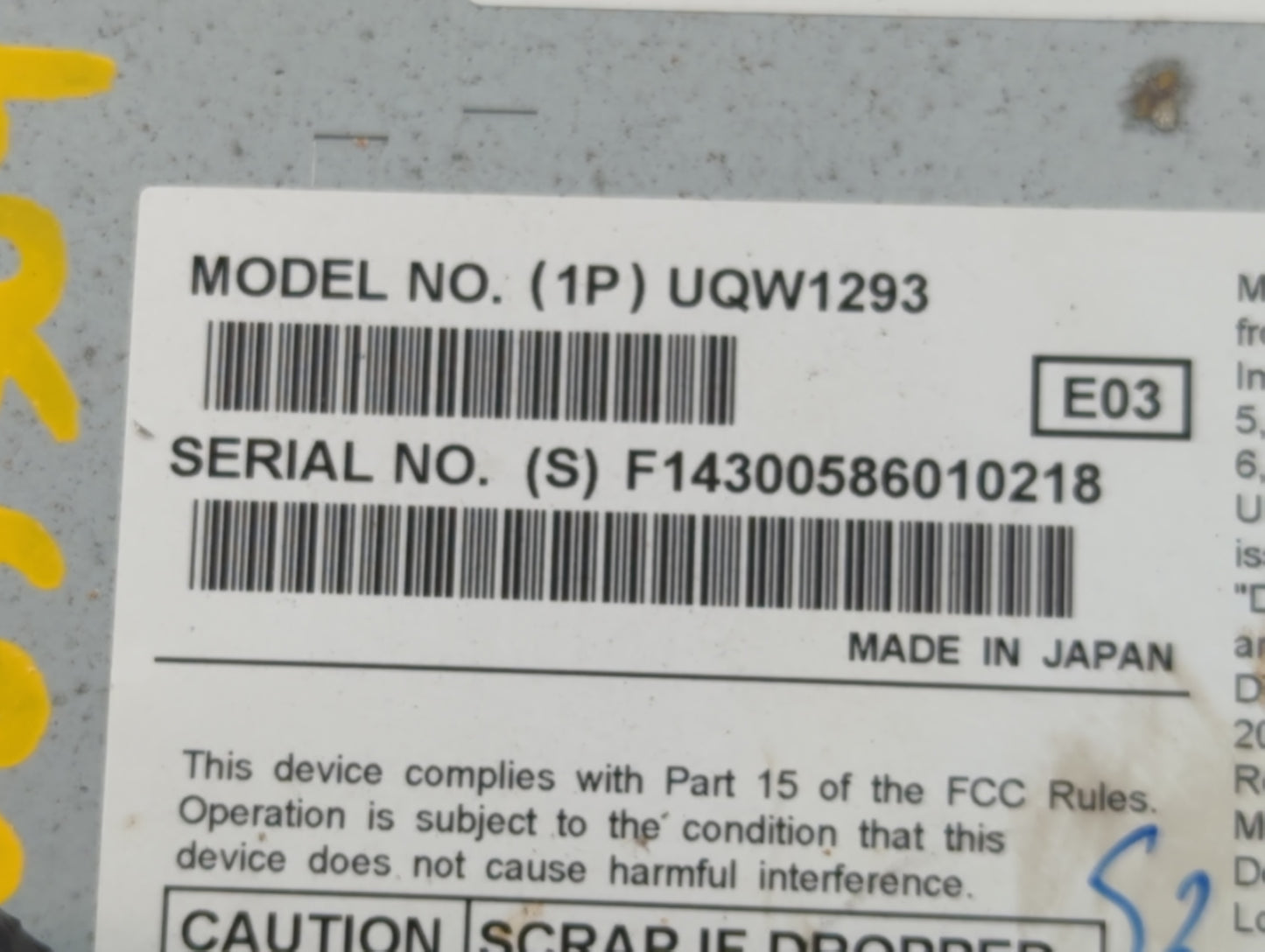 2011 Lincoln Navigator Radio AM FM Cd Player Receiver Replacement P/N:BL7T-18K931-BB Fits OEM Used Auto Parts - Oemusedautop