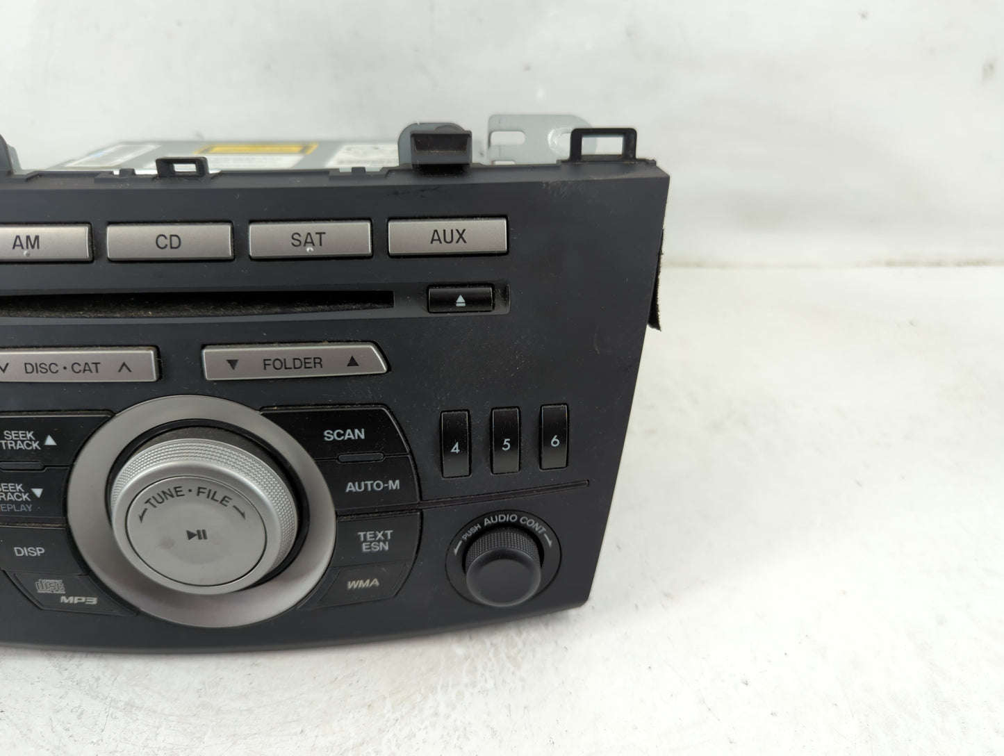 2011 Mazda 3 Radio AM FM Cd Player Receiver Replacement P/N:BBM5 66 AR0 14792746 Fits OEM Used Auto Parts - Oemusedautoparts