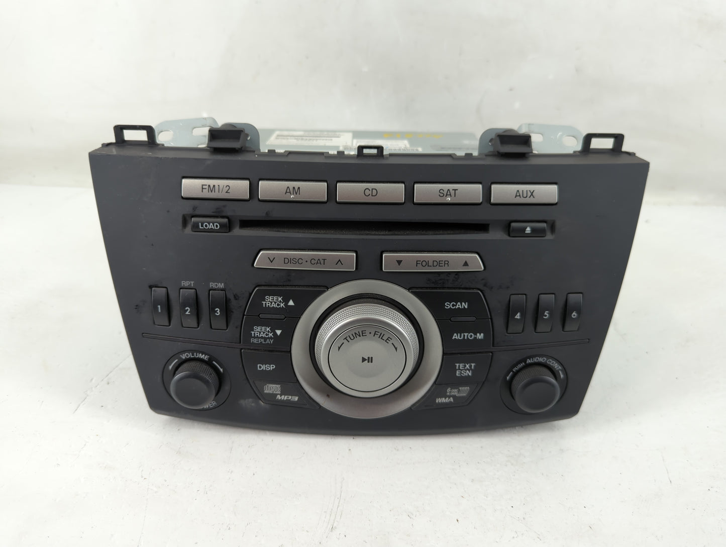 2011 Mazda 3 Radio AM FM Cd Player Receiver Replacement P/N:BBM7 66 ARX Fits OEM Used Auto Parts - Oemusedautoparts1.com