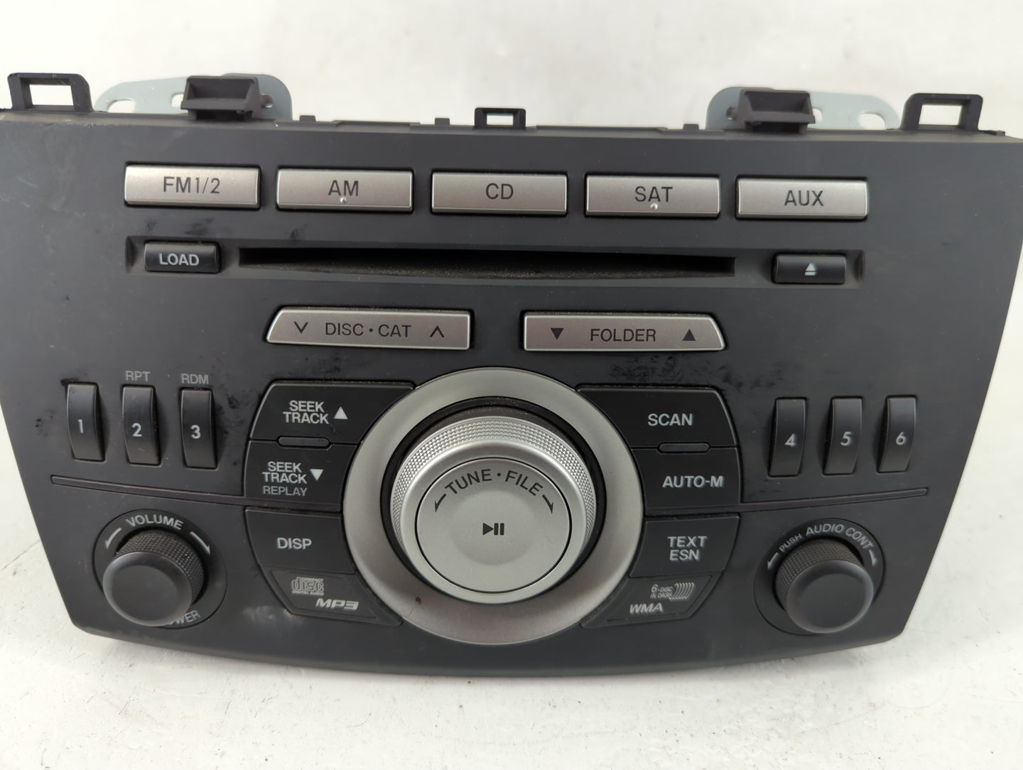 2011 Mazda 3 Radio AM FM Cd Player Receiver Replacement P/N:BBM7 66 ARX Fits OEM Used Auto Parts - Oemusedautoparts1.com