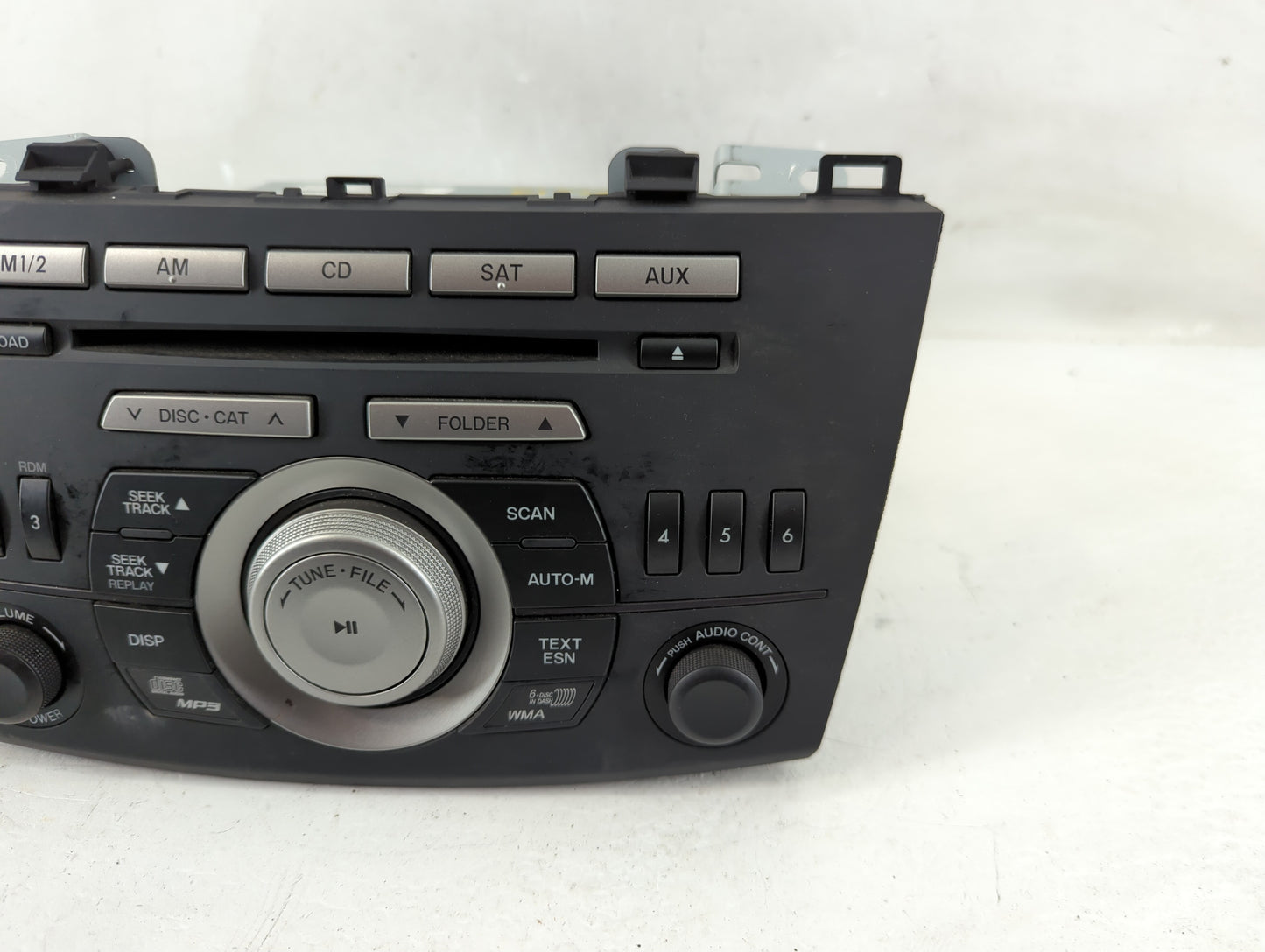 2011 Mazda 3 Radio AM FM Cd Player Receiver Replacement P/N:BBM7 66 ARX Fits OEM Used Auto Parts - Oemusedautoparts1.com