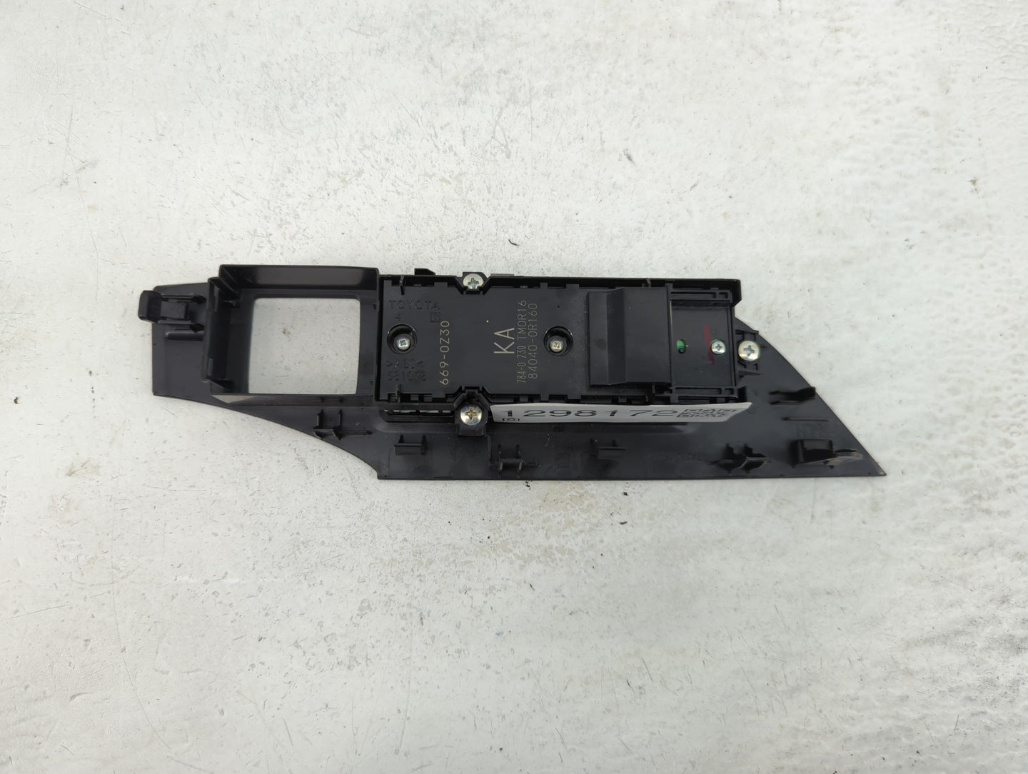 2010-2013 Mazda 3 Master Power Window Switch Replacement Driver Side Left P/N:84040-0R160 Fits Fits 2010 2011 2012 2013 OEM 