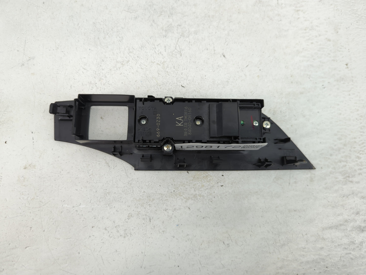 2010-2013 Mazda 3 Master Power Window Switch Replacement Driver Side Left P/N:84040-0R160 Fits Fits 2010 2011 2012 2013 OEM 