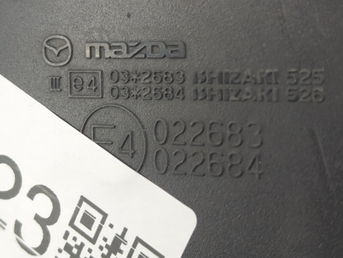 2010-2013 Mazda 3 Driver Side View Mirror - Left Door Mirror OEM Used - Oemusedautoparts1.com