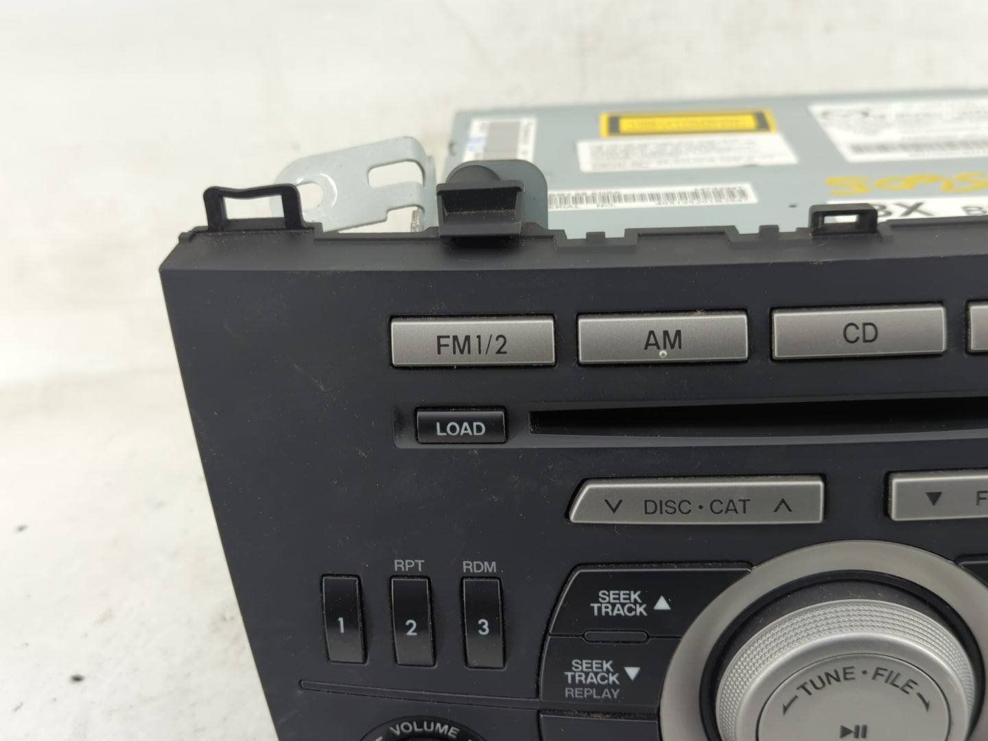 2011 Mazda 3 Radio AM FM Cd Player Receiver Replacement P/N:BBM566AR0 Fits OEM Used Auto Parts - Oemusedautoparts1.com