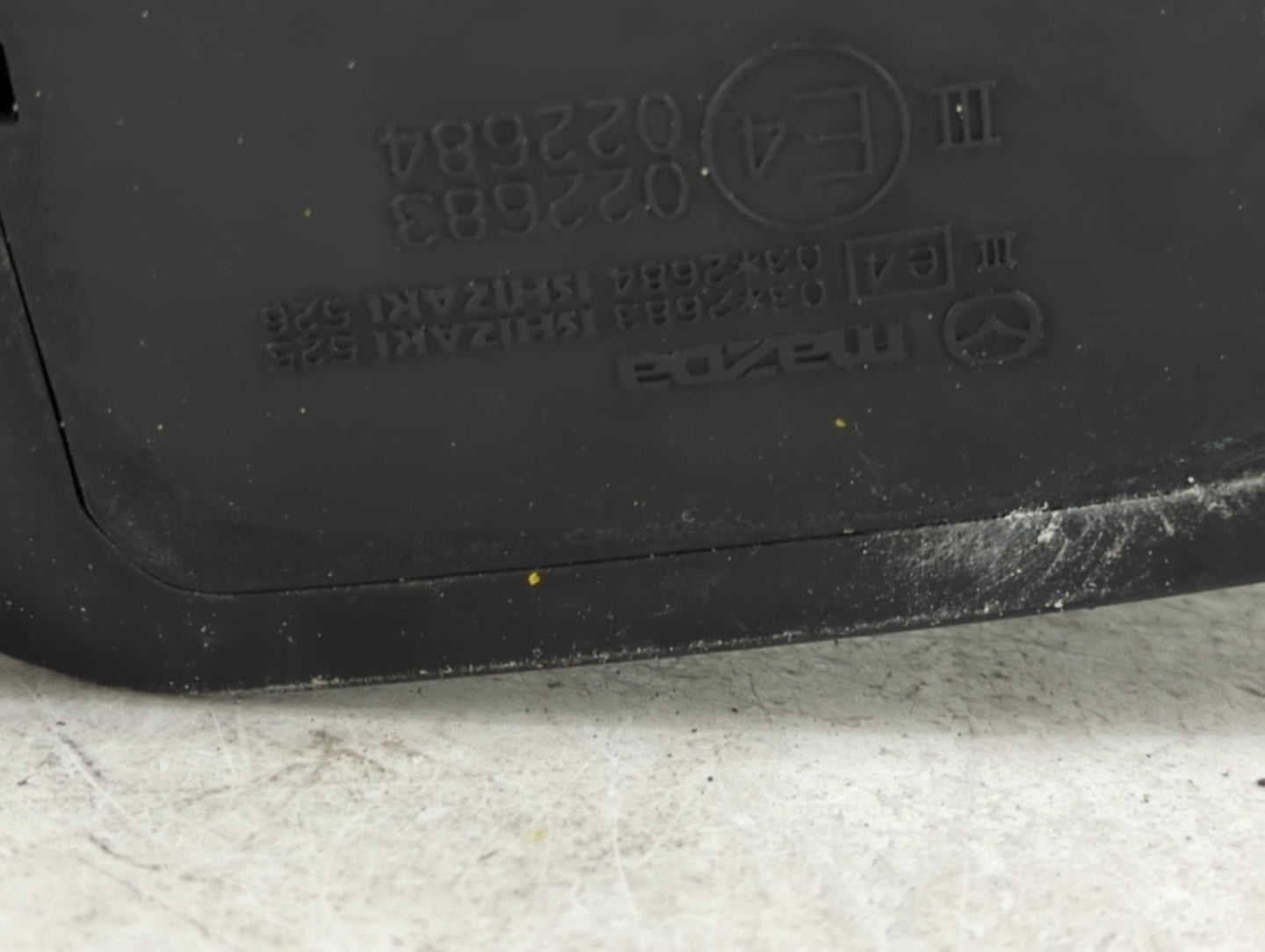 2010-2013 Mazda 3 Driver Side View Mirror - Left Door Mirror OEM Used - Oemusedautoparts1.com