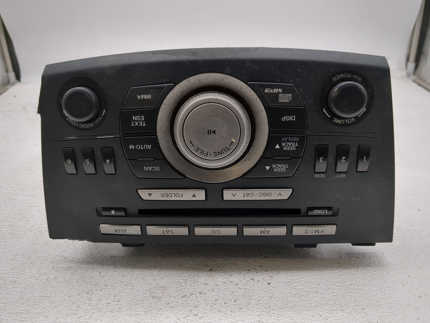 2011 Mazda 3 Radio AM FM Cd Player Receiver Replacement P/N:BBM5-66-AR0 Fits OEM Used Auto Parts - Oemusedautoparts1.com