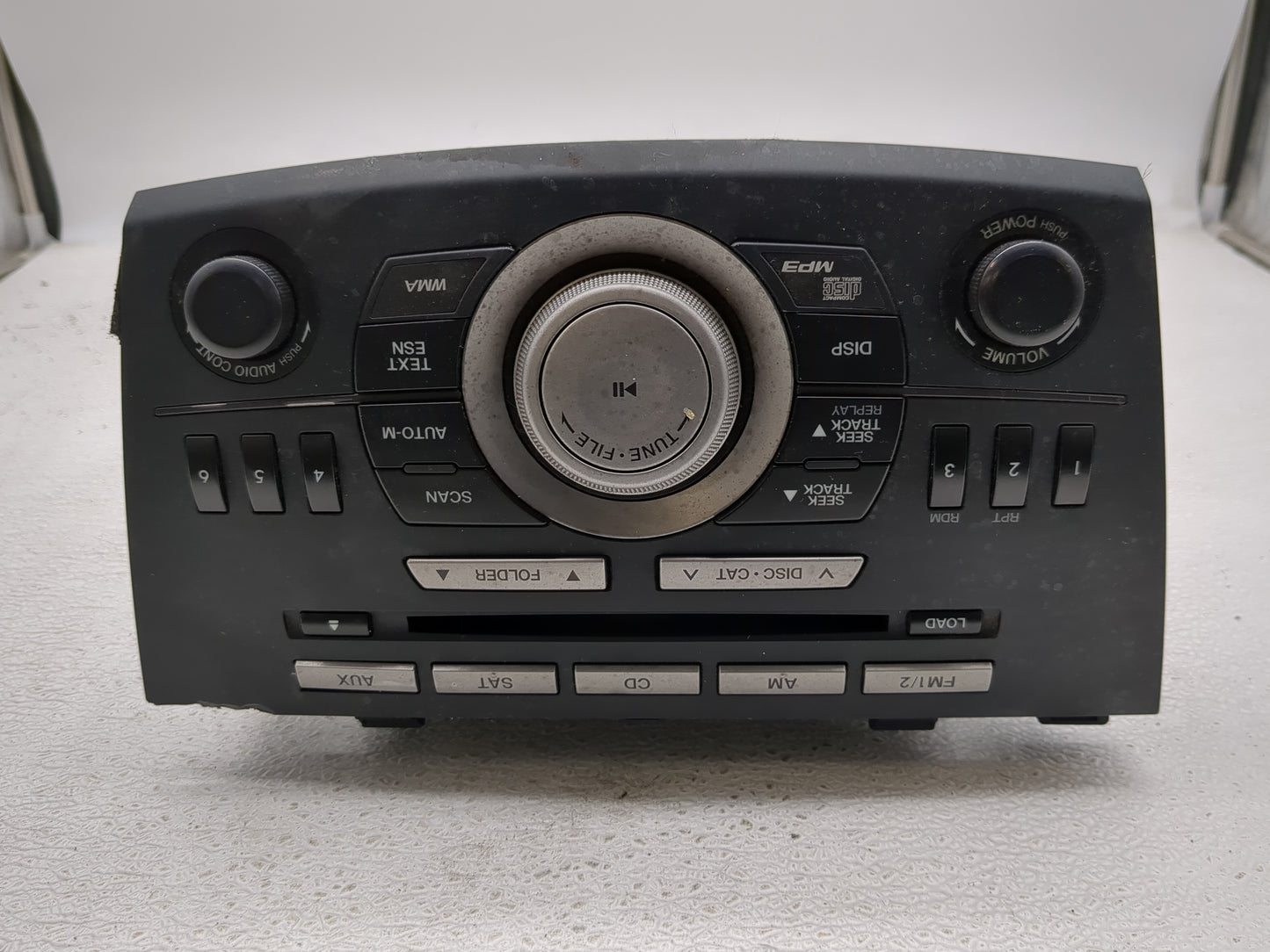 2011 Mazda 3 Radio AM FM Cd Player Receiver Replacement P/N:BBM5-66-AR0 Fits OEM Used Auto Parts - Oemusedautoparts1.com