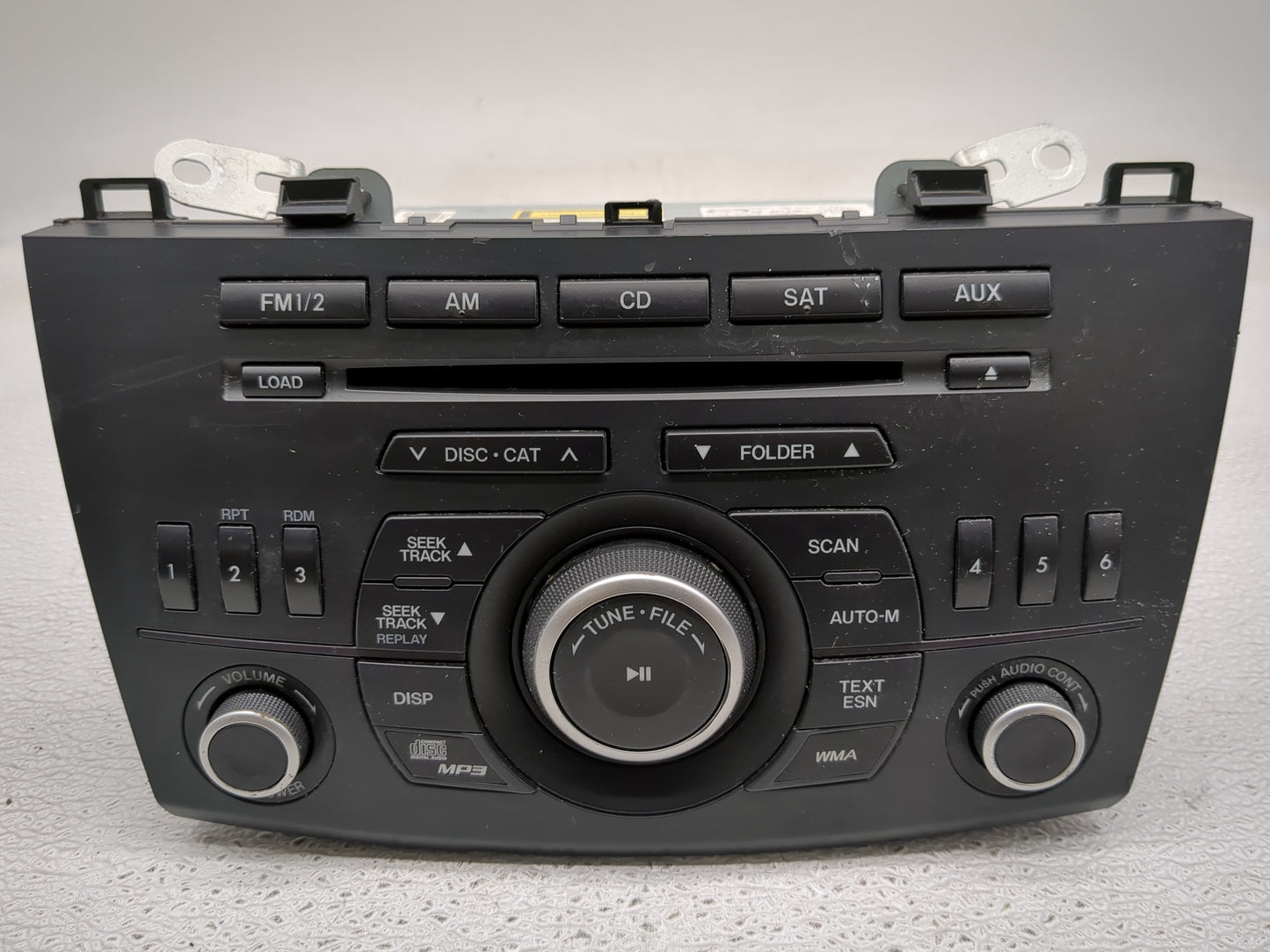 2011 Mazda 3 Radio AM FM Cd Player Receiver Replacement P/N:BBM5-66-AR0 Fits OEM Used Auto Parts - Oemusedautoparts1.com