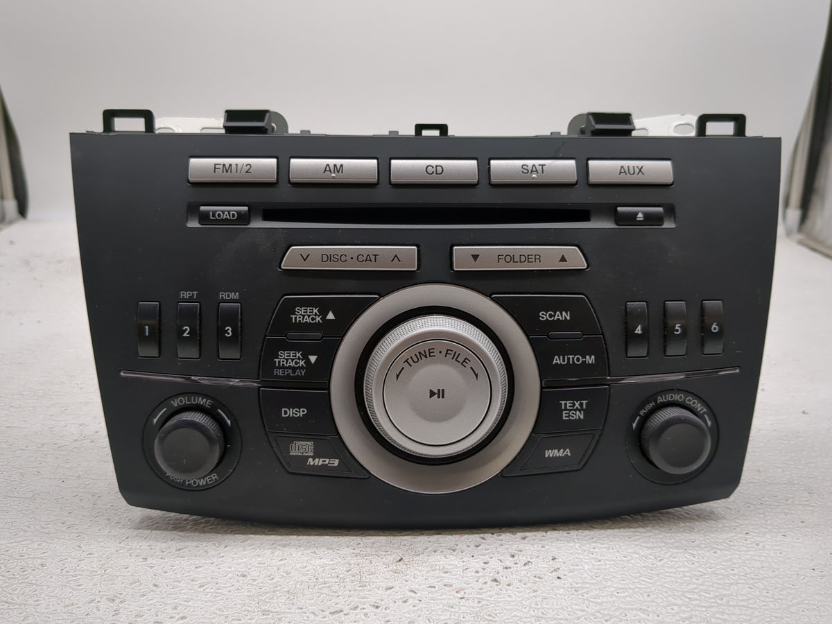 2011 Mazda 3 Radio AM FM Cd Player Receiver Replacement P/N:BBM5-66-AR0 Fits 2010 2012 2013 2014 2015 OEM Used Auto Parts - 
