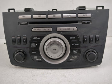 2011 Mazda 3 Radio AM FM Cd Player Receiver Replacement P/N:BBM7 66 ARX Fits OEM Used Auto Parts - Oemusedautoparts1.com