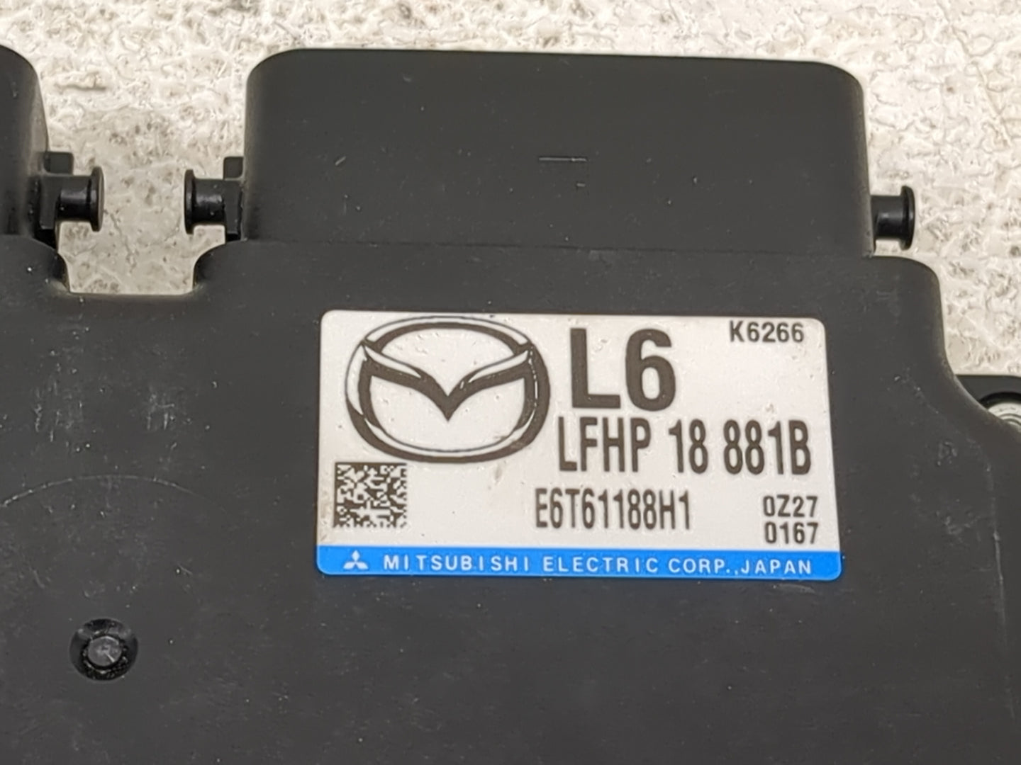 2011 Mazda 3 PCM Engine Control Computer ECU ECM PCU OEM P/N:LFHP 18 881B Fits OEM Used Auto Parts - Oemusedautoparts1.com