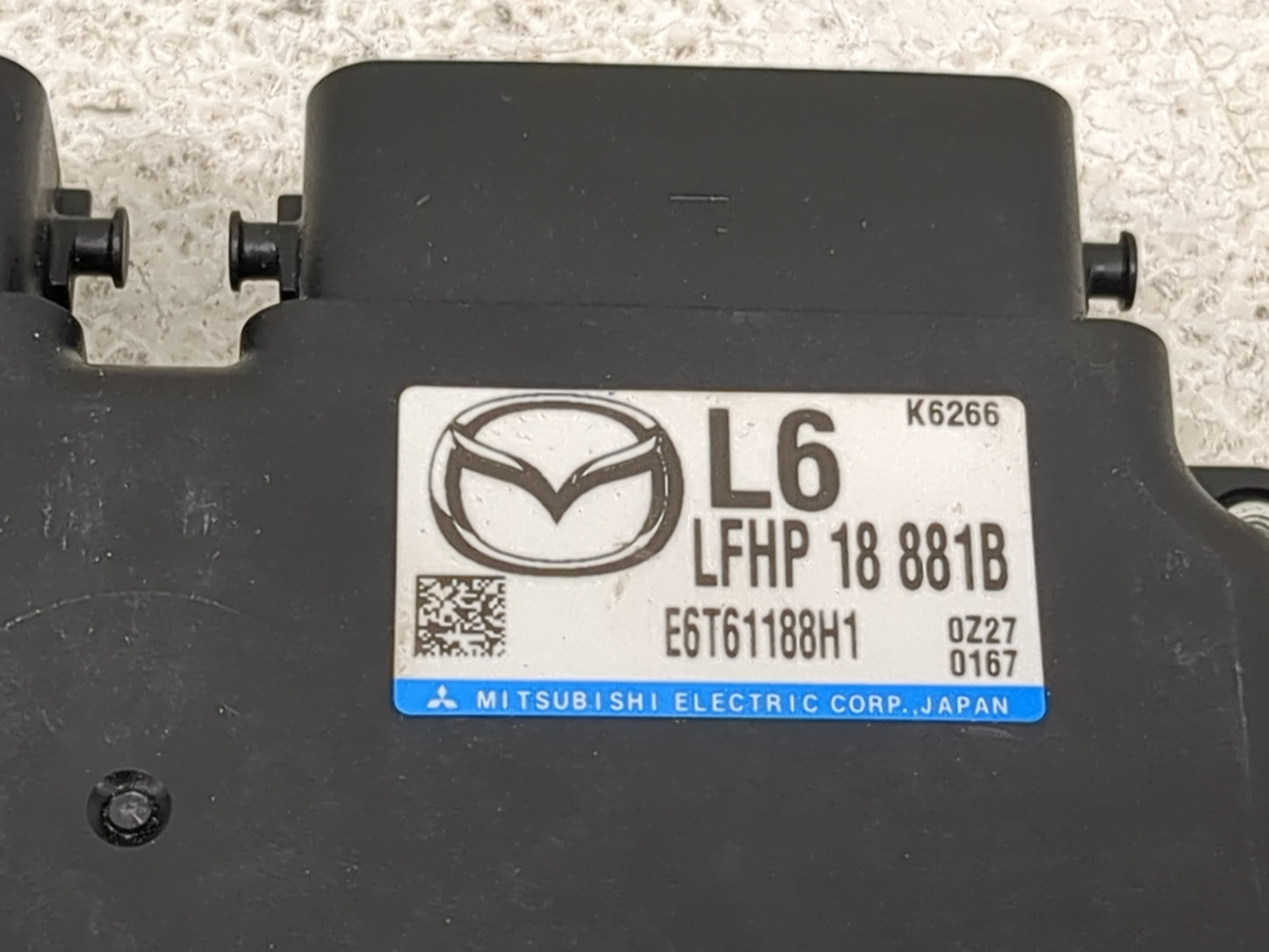 2011 Mazda 3 PCM Engine Control Computer ECU ECM PCU OEM P/N:LFHP 18 881B Fits OEM Used Auto Parts - Oemusedautoparts1.com