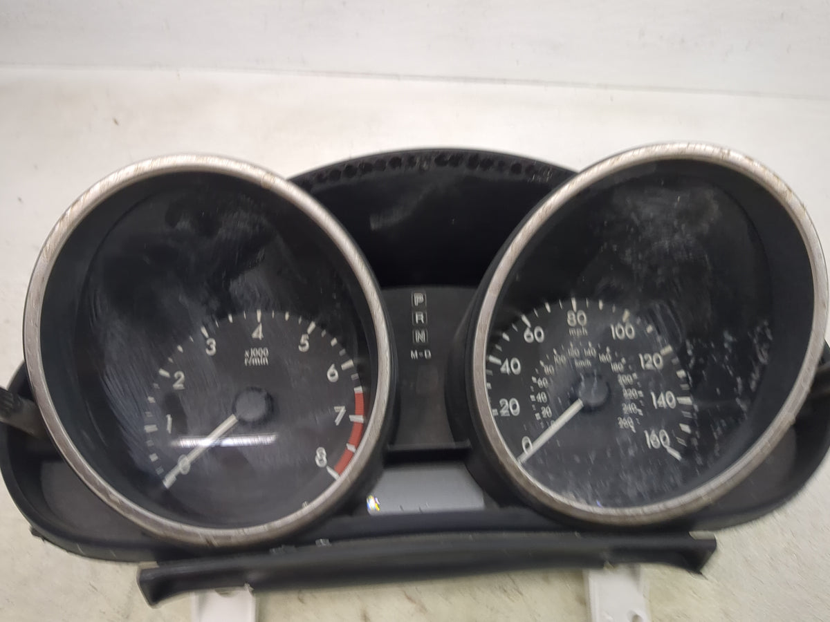 2011 Mazda 3 Instrument Cluster Speedometer Gauges P/N:BBM6 55 430 K9001 Miles: Fits OEM Used Auto Parts - Oemusedautoparts1