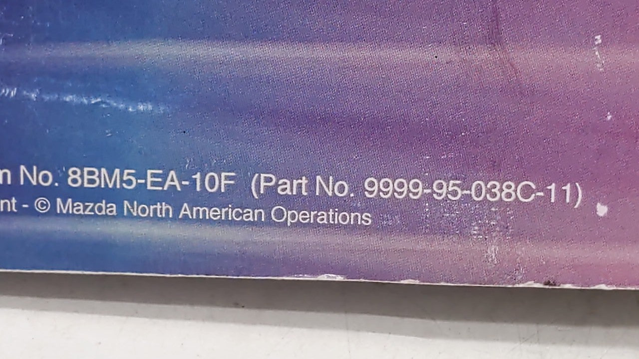 2011 Mazda 3 Owners Manual Book Guide OEM Used Auto Parts - Oemusedautoparts1.com