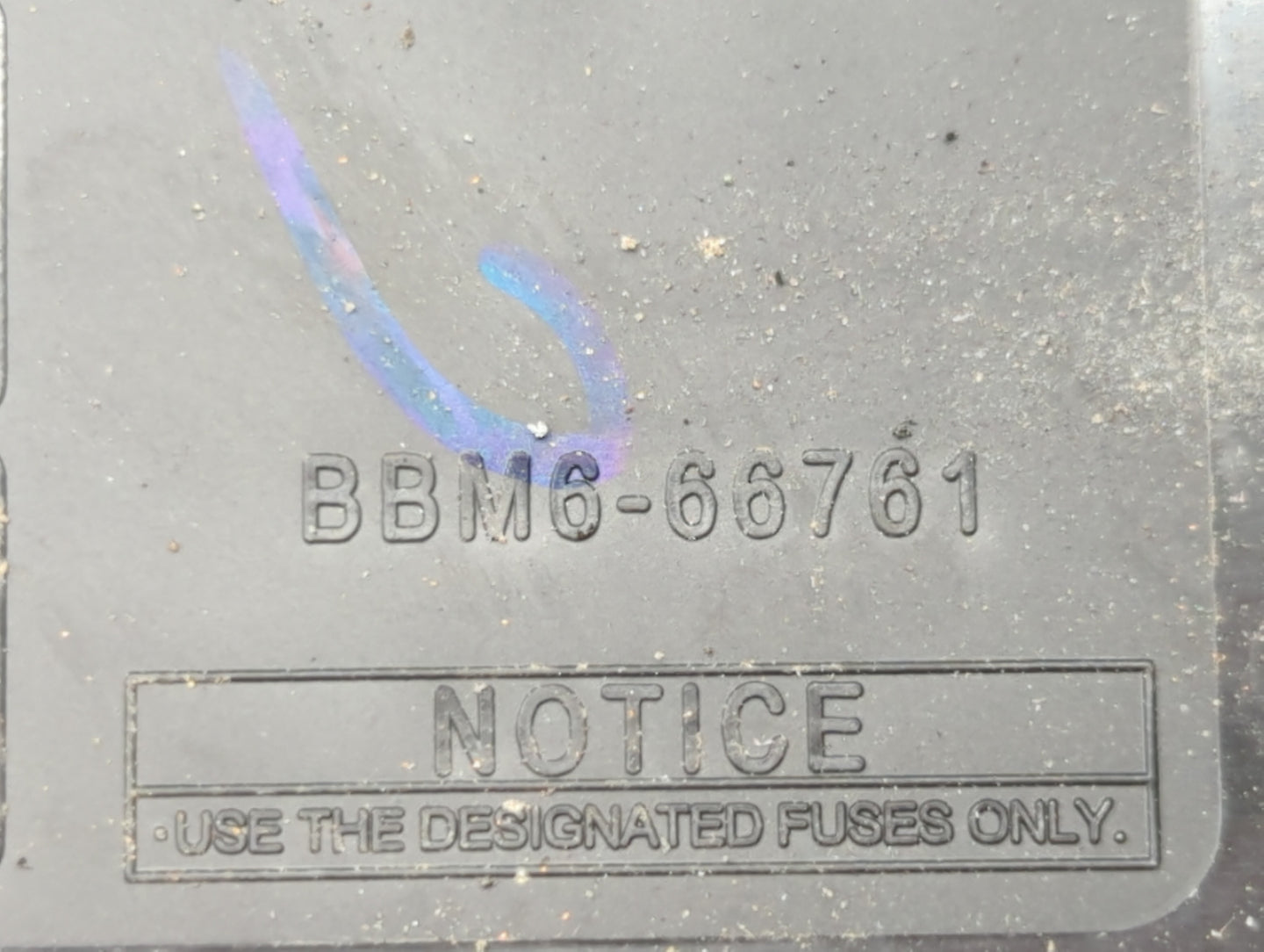 2011 Mazda 3 Fusebox Fuse Box Panel Relay Module P/N:BBM6-66791 Fits OEM Used Auto Parts - Oemusedautoparts1.com