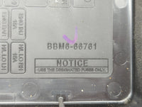 2011 Mazda 3 Fusebox Fuse Box Panel Relay Module P/N:BBM6-66791 Fits OEM Used Auto Parts - Oemusedautoparts1.com