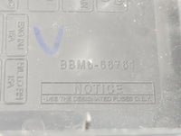 2010-2011 Mazda 3 Fusebox Fuse Box Panel Relay Module P/N:BBM6-66761 Fits Fits 2010 2011 OEM Used Auto Parts - Oemusedautopa