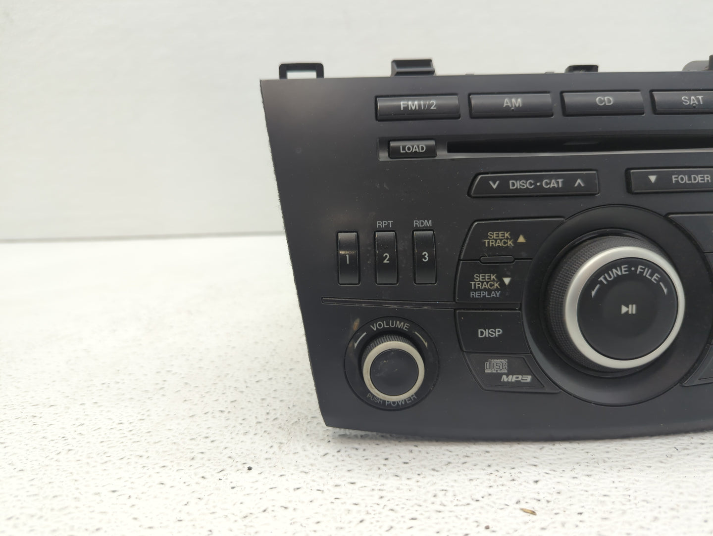 2011 Mazda 3 Radio AM FM Cd Player Receiver Replacement P/N:14792948 14792746, BBM5 66 AR0 Fits OEM Used Auto Parts - Oemuse