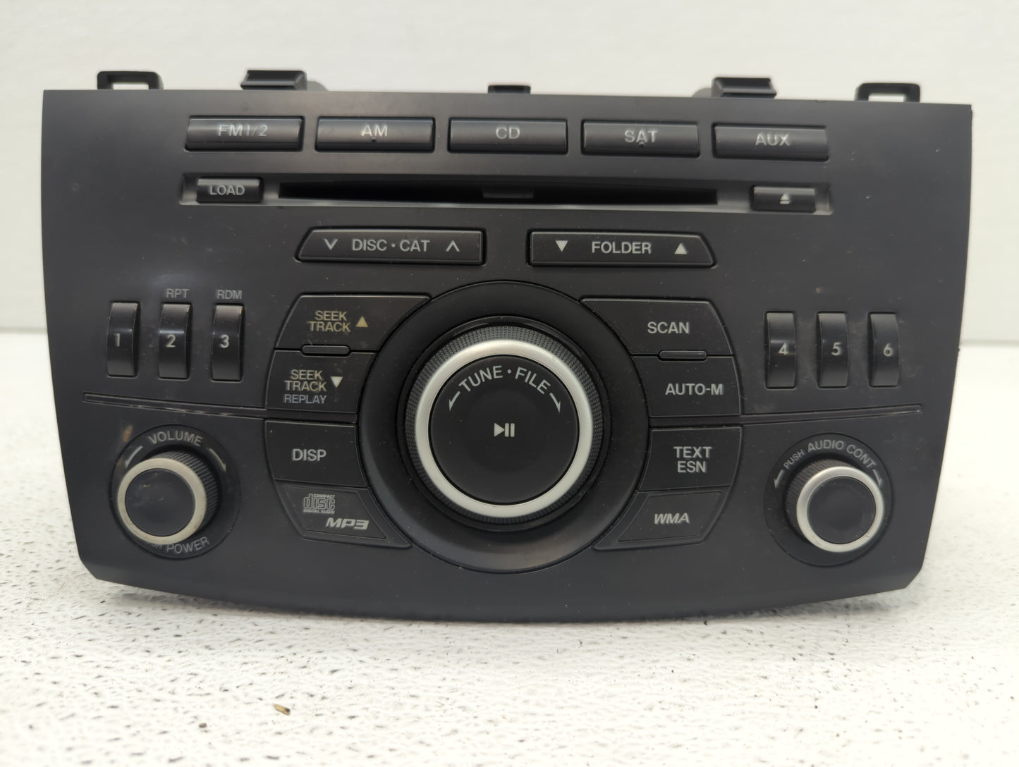 2011 Mazda 3 Radio AM FM Cd Player Receiver Replacement P/N:14792948 14792746, BBM5 66 AR0 Fits OEM Used Auto Parts - Oemuse