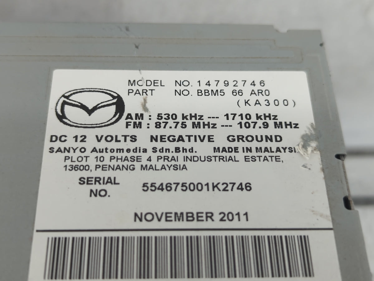 2011-2011 Mazda 3 Undefined - Oemusedautoparts1.com
