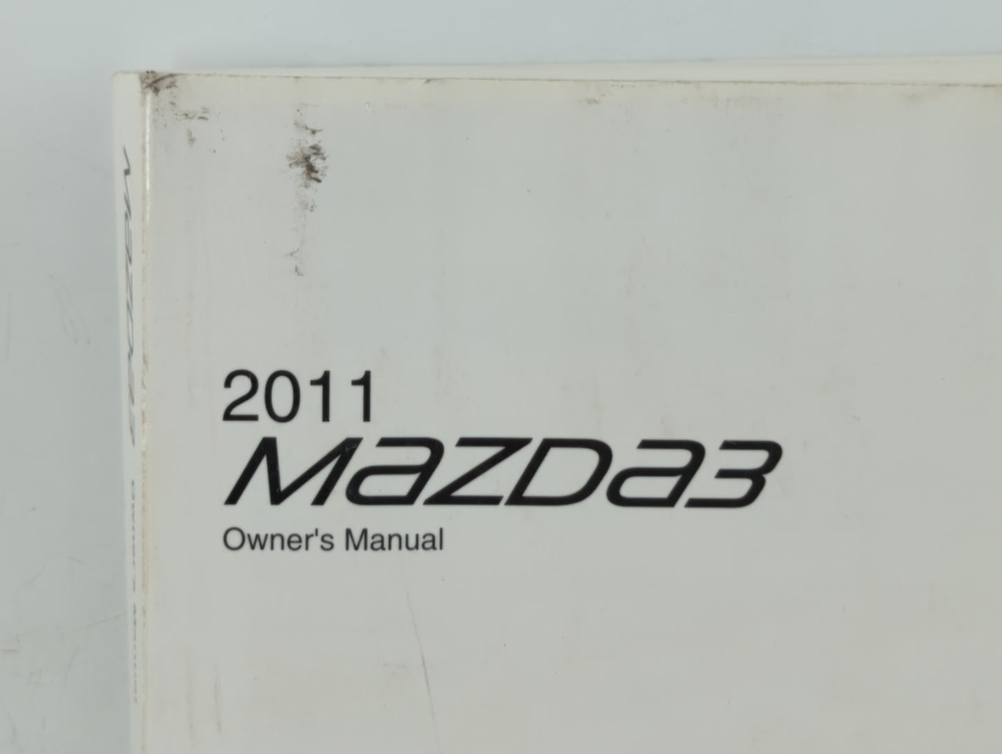 2011 Mazda 3 Owners Manual Book Guide OEM Used Auto Parts - Oemusedautoparts1.com