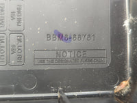 2011 Mazda 3 Fusebox Fuse Box Panel Relay Module P/N:BBM6-66761 Fits OEM Used Auto Parts - Oemusedautoparts1.com