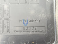 2011 Mazda 3 Fusebox Fuse Box Panel Relay Module P/N:BBM6-66761 Fits OEM Used Auto Parts - Oemusedautoparts1.com