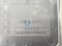 2010-2011 Mazda 3 Fusebox Fuse Box Panel Relay Module P/N:BBM6-66761 Fits Fits 2010 2011 OEM Used Auto Parts - Oemusedautopa