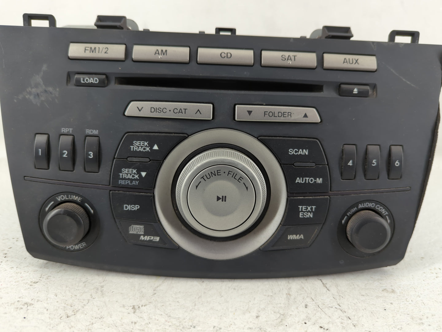 2011-2011 Mazda 3 Am Fm Cd Player Radio Receiver - Oemusedautoparts1.com
